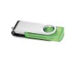 Clé USB avec boîtier transparent de couleurs couleur vert