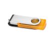 Clé USB avec boîtier transparent de couleurs couleur orange
