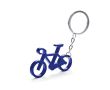 Porte-clés publicitaire en forme de vélo couleur bleu