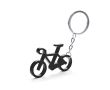 Porte-clés publicitaire en forme de vélo couleur noir