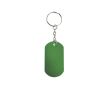 Porte-clés en forme de plaque militaire couleur vert