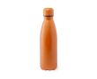 Bouteille en acier inox personnalisée couleur orange