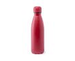 Bouteille en acier inox personnalisée couleur rouge