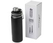 Bouteille sportive en acier inoxydable couleur noir