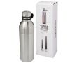 Bouteille élégante en acier personnalisée couleur argenté