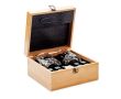 Set exclusif pour les amateurs de whisky couleur bois
