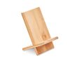 Support de portable personnalisé en bambou couleur bois