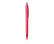 Impression du logo sur stylo antibactérien couleur rouge
