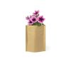 Pot de fleurs original avec graines couleur marron