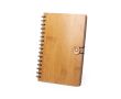 Carnet avec une couverture en bambou couleur marron