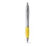 Stylo personnalisable intemporelle et coloré couleur jaune