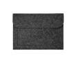 Porte-document personnalisable en feutre couleur gris foncé