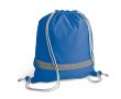 Sac à cordon personnalisable réfléchissant couleur bleu roi