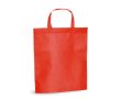 Sac non tissé publicitaire avec courtes anses couleur rouge