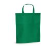 Sac non tissé publicitaire avec courtes anses couleur vert