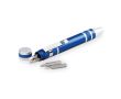 Set de mini outils en métal couleur bleu roi