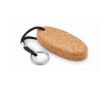 Porte-clés flottant publicitaire en liège couleur noir