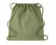 Sac cordon écologique en chanvre couleur vert