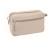 Trousse de toilette éco en chanvre couleur beige