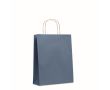 Sac en papier personnalisable couleur bleu