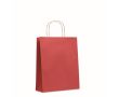 Sac en papier personnalisable couleur rouge