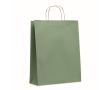 Grand sac papier cadeau coloré couleur vert
