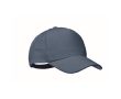 Casquette écologique en chanvre couleur bleu