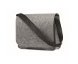 Sacoche en feutrine personnalisée couleur gris foncé
