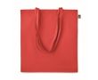 Sac écologique en coton organique  couleur rouge