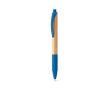Stylo personnalisable en bambou couleur bleu roi