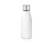 Bouteille personnalisable inox coloré couleur blanc