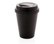Mug avec couvercle personnalisable couleur noir