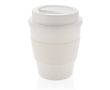 Mug à emporter avec couvercle vissé couleur blanc
