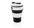 Mug takeaway pliable pour voyage couleur noir