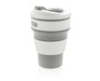 Mug takeaway pliable pour voyage couleur gris