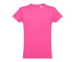 T-shirt personnalisé 100% coton couleur fuchsia