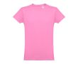 T-shirt personnalisé 100% coton couleur rose