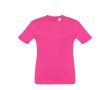 Tee-shirt personnalisable pour enfant unisexe couleur fuchsia