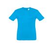 Tee-shirt personnalisable pour enfant unisexe couleur cyan