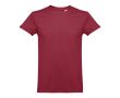 T-shirts floqués pour entreprise 190 g/m2 couleur bordeaux
