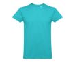 T-shirts floqués pour entreprise 190 g/m2 couleur turquoise