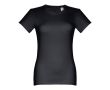 T-shirt blanc classique à col rond 190 g/m2 couleur noir
