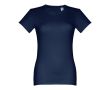 T-shirt blanc classique à col rond 190 g/m2 couleur bleu