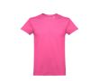 T-shirt avec logo pour enfant en coton 190g/m2 couleur fuchsia