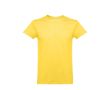 T-shirt avec logo pour enfant en coton 190g/m2 couleur jaune