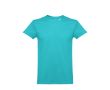 T-shirt avec logo pour enfant en coton 190g/m2 couleur turquoise