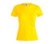 T-shirt personnalisable femmes 150 g/m2 couleur jaune