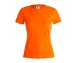 T-shirt personnalisable femmes 150 g/m2 couleur orange