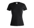 T-shirt personnalisable femmes 150 g/m2 couleur noir