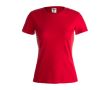T-shirt personnalisable femmes 150 g/m2 couleur rouge